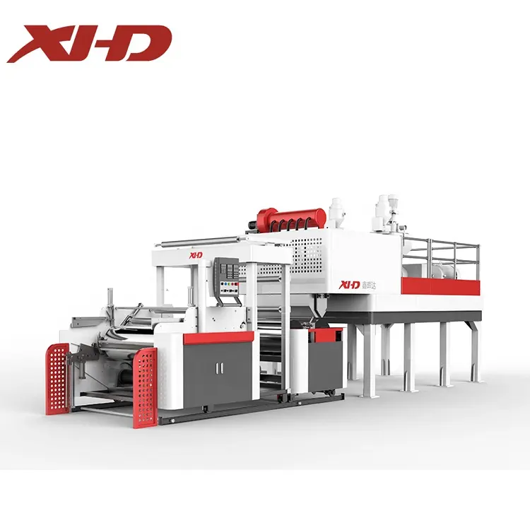 Máquina de extrusión de película elástica fundida XHD, 55/75-1250, 1000mm, un metro, doble capa