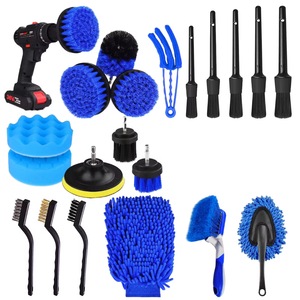 33 ensembles de brosses pour jantes de <span class=keywords><strong>voiture</strong></span> nettoyées sur place, coussinets doux en laine pour jantes de pneus, kits de nettoyage et de <span class=keywords><strong>lavage</strong></span> de <span class=keywords><strong>voiture</strong></span> - Product Image 1