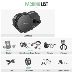 <span class=keywords><strong>Bafang</strong></span> Nouvelle Version Mid Motor Kits Ebike <span class=keywords><strong>Bafang</strong></span> <span class=keywords><strong>BBS01</strong></span> BBS02 BBSHD 36v 48v 250w 350w 500w 750w 52v 1000w Kit de Conversion Mid Drive - Product Image 3