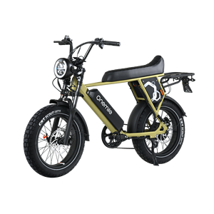 Vélo tout-terrain Onemile Scrambler Pro - Couleurs Moon Black/Forest Green/Ice Gray/Pampelune Orange - Modèles S/V Moon Black Scrambler Forest Green - Product Image 1