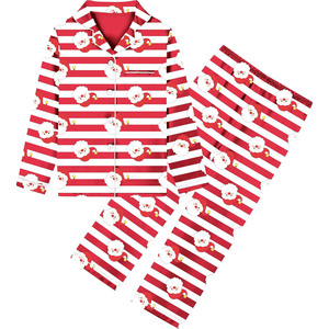 Set <span class=keywords><strong>di</strong></span> <span class=keywords><strong>pigiama</strong></span> per bambini natalizi morbidi e termici traspiranti manica lunga graziosi indumenti da notte modello 3D all'ingrosso - Product Image 5