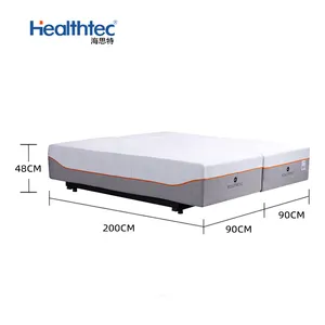Healthtec manufacturer multifunctional bedroom furniture reasonable price massage adjustable metal bed