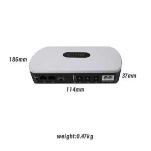 Dc UPS 18 Wát <span class=keywords><strong>Mini</strong></span> LED/LCD hiển thị PoE chức năng được xây dựng trong pin lithium rộng AC đầu vào 100-240V cung cấp điện liên tục - Product Image 2