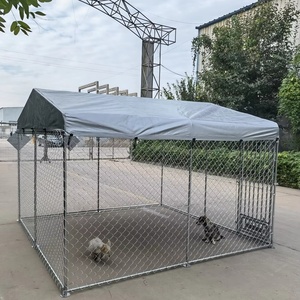 Multifunctional Metal Wire Mesh Walk in <strong>Large</strong> <strong>Dog</strong> <strong>Play</strong> <strong>Pen</strong> With Sun-proof Top - Product Image 2