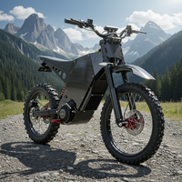 HCBK-X30 Bicicleta Eléctrica Todoterreno de Alto Rendimiento 22000W 2026 Nueva 72V75AH 200km de Autonomía 130-150km/h 495Nm