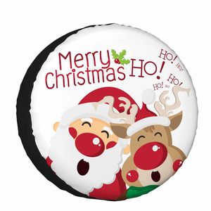 Fundas para Neumáticos de Repuesto con Diseño Navideño de Santa Claus para RV, <span class=keywords><strong>Camper</strong></span>, Remolque, SUV, Camión y Caravana - Product Image 2