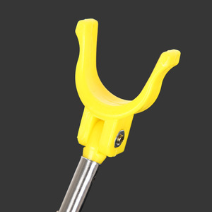 Support de canne à pêche en tube carré en acier inoxydable, pliable, double usage, rotation multidirectionnelle - Product Image 1