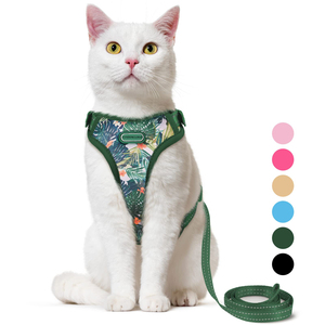 <span class=keywords><strong>Harnais</strong></span> et laisse pour chat mignon, anti-évasion, réglable, gilet pour animaux de compagnie pour petits et grands <span class=keywords><strong>chatons</strong></span> et chiens, design respirant et doux - Product Image 4