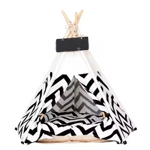 <span class=keywords><strong>Toile</strong></span> durable <span class=keywords><strong>de</strong></span> maison <span class=keywords><strong>de</strong></span> tente <span class=keywords><strong>de</strong></span> chat et <span class=keywords><strong>de</strong></span> chien pliable portative extérieure <span class=keywords><strong>de</strong></span> modèle solide avec le coussin épais pour des animaux familiers - Product Image 3