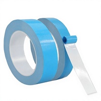 Ruban adhésif acrylique double face isolant haute conductivité thermique à haute température avec support en fibre optique pour l'automobile