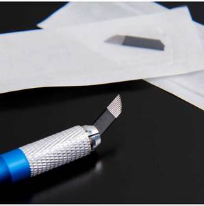 Cuchillas Desechables para Microblading, Suministros PMU, Agujas para <span class=keywords><strong>Sombreado</strong></span> <span class=keywords><strong>de</strong></span> <span class=keywords><strong>Tatuajes</strong></span>, Herramientas <span class=keywords><strong>de</strong></span> Maquillaje Permanente <span class=keywords><strong>de</strong></span> 0.18mm, Nano Micro Cuchilla - Product Image 2
