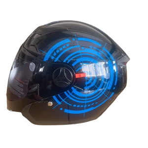 TOOP Usine En Gros 3/4 Demi <span class=keywords><strong>Casque</strong></span> De Moto ABS Quatre Saisons Anti Brouillard Double Visière <span class=keywords><strong>Casque</strong></span> Électrique <span class=keywords><strong>Casque</strong></span> De Moto - Product Image 2