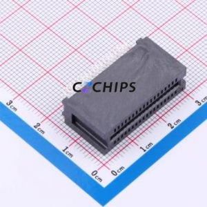 HEE36LP03BK Gold Finger Connector Through hole Component (THT),P=1.27mm Connector EDGE SLOT 1.27mm 36P Clamp Plate - Product Image 1