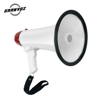 Professionelles Schul-Megaphon, Tragbarer Lautsprecher mit Verstärker und Mikrofon für den Öffentlichen Raum, Reichweite 5,4-800m