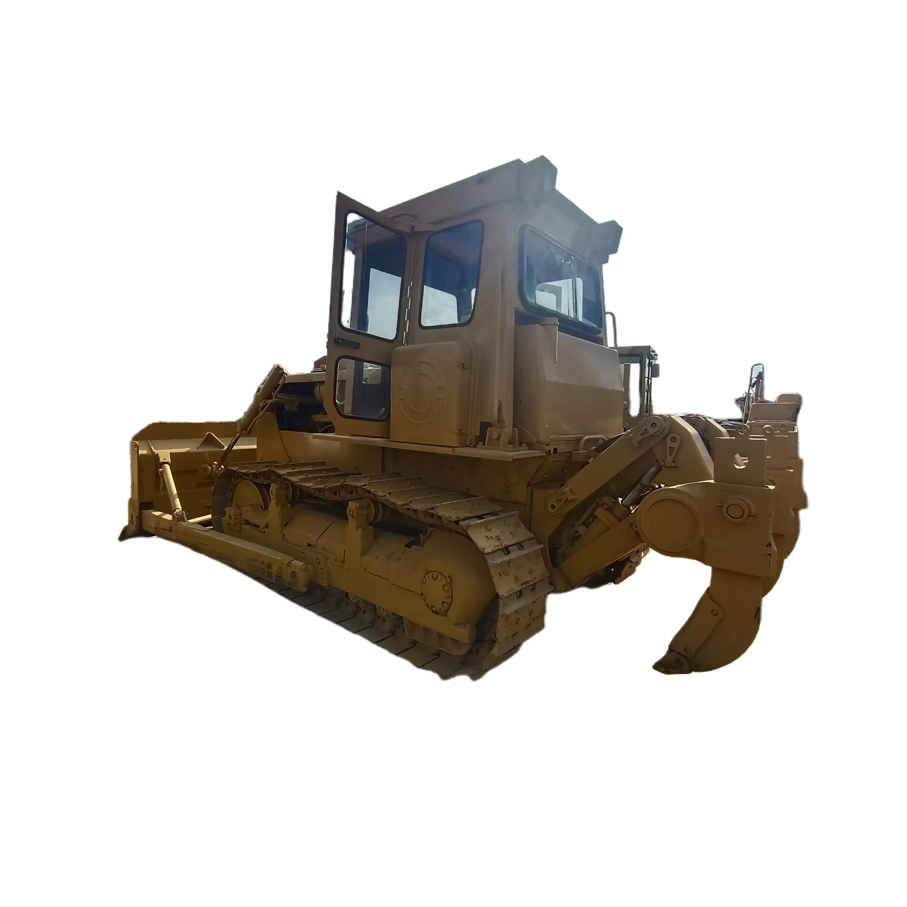 Máquina de dozer caterpillar d7r, segunda mão, hidráulica, bulldozer