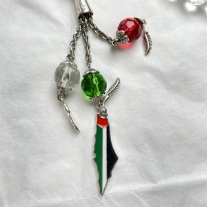 Perline Tasbih Islamiche da 10mm per Preghiera e Meditazione, Uniche Perle di Preghiera Misbaha con Bandiera Kuwaitiana, Emiratina e Palestinese, Artigianato di Qualità - Product Image 4