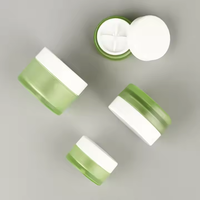 5g 8g 10g 15g 30g 50g Pot de crème cosmétique en plastique PETG givré vide pour les yeux
