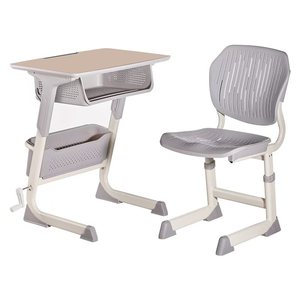 Conjunto de Silla y Escritorio Escolar Económico, Ajustable en Altura, con Marco Metálico, <span class=keywords><strong>para</strong></span> Niños, <span class=keywords><strong>para</strong></span> Aulas - Product Image 5