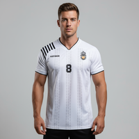 Maillot de football personnalisé HOSTARON pour homme, avec logo brodé, uniforme de football rétro imprimé, respirant, séchage rapide, ensemble de survêtement