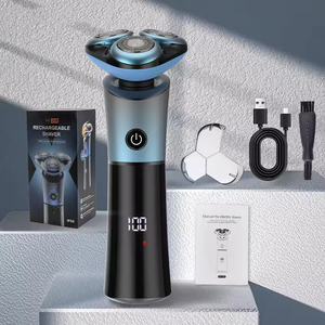 Magnetic three-blade men's electric shaver digital display <b>razor</b> full body washing <b>set</b> beard knife - Product Image 5