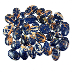 Sodalite naturelle de qualité supérieure, coupes mixtes, cabochons, pierres précieuses en vrac, approvisionnement direct usine, prix de gros pour lots de pierres précieuses - Product Image 1