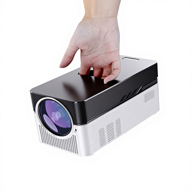 Cross-Border Best-Selling Ultra-Short-Throw 1080P Smart Projector Home Ultra-High-Definition Daytime Bedroom Wall-Projection CRT