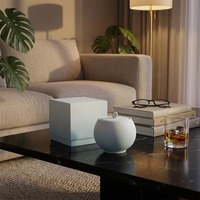 Bougie parfumée ronde en céramique Relaxlines, cire de soja écologique, personnalisée avec couvercle, bougies artisanales longue durée pour la maison, l'hôtel, cadeau