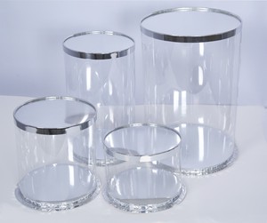 Round Transparent Cylinder Clear <strong>Cake</strong> <strong>Slice</strong> Box <strong>Cake</strong> <strong>Boxes</strong> - Product Image 3