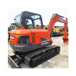 Mini pelleteuses sur chenilles de 5 tonnes d'occasion mini pelleteuse DX55 DX60 DH60 DX55 DX80 pelleteuse d'occasion - Product Image 1