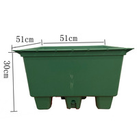 Plateau de toit vert Sedum Grande jardinière de jardin en plastique Plateaux de toit vert