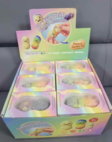 Jouet Squishy Fruité Croustillant ASMR Sonore, en PU à Rebond Lent, Anti-Stress, 5 Styles, Boîte de Présentation, Vente en Gros