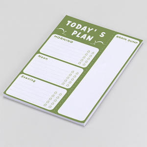 Aangepaste Minimalistische Tijdsectie Plakkerig Notitieblok Dagelijkse Planning Organizer Met <span class=keywords><strong>Checklist</strong></span> Notities Paper Blocnote Memo Pad Pad - Product Image 3