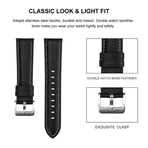<span class=keywords><strong>Correas</strong></span> de cuero para Samsung Galaxy Watch 3 Smart Watch Band Pulsera para Samsung <span class=keywords><strong>Gear</strong></span> <span class=keywords><strong>S3</strong></span> Classic <span class=keywords><strong>Frontier</strong></span> Pulsera Cinturón Correa - Product Image 3