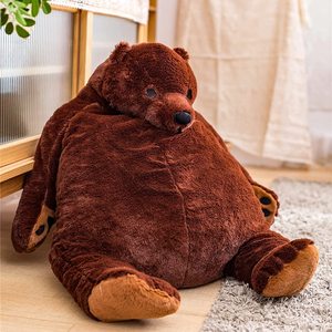 OEM ODM jungla oso peluche animal relleno PP algodón edredón para dormitorio guardería decoración dormir compañero para Navidad cumpleaños - Product Image 3