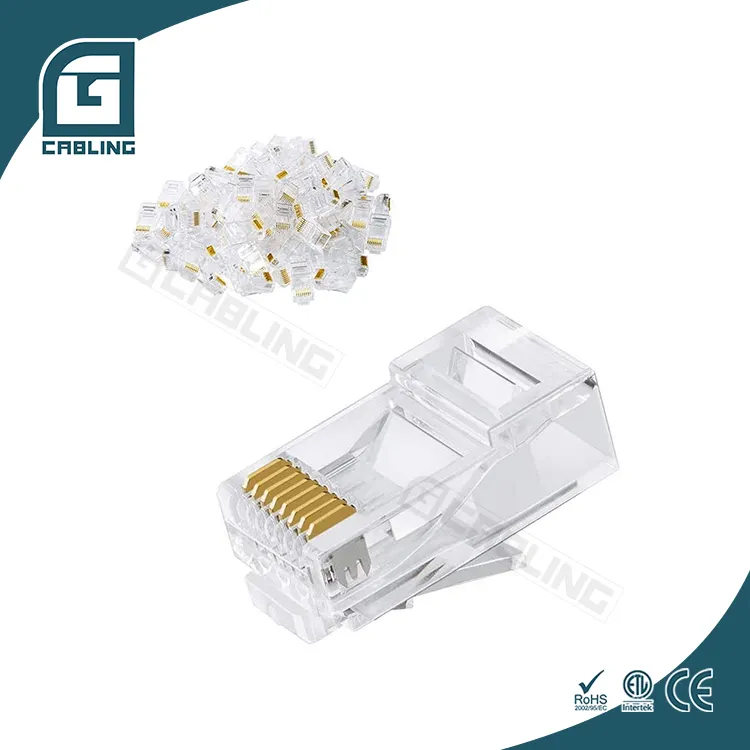 Soquete rg45 Cat6 5e Rj-45 Jack Modular Feminino 8 Pin rj 45 Conector Cat6 Utp Rj45 Plug