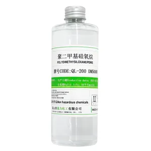 QL-200 DM 5000 سعر المصنع توريد مصنع عديم اللون شفافة السائل Polydimethylsiloxane 5000cst اللزوجة المتوسطة