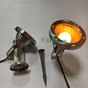 Bombilla E27 LED RGBW Autocambiante y Regulable para Piscina, IP68, Acero Inoxidable, Control DMX512/WiFi, Programable, Recargable - Product Image 1