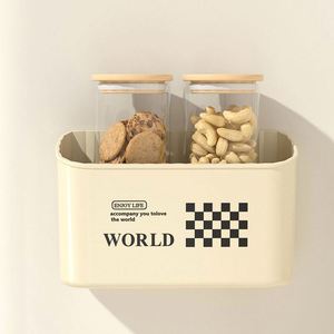 Boîte de rangement magnétique simple et écologique pour réfrigérateur et sol |   Organisateur de cuisine sans perçage, modèle USA Mairun USA 823 - Product Image 3