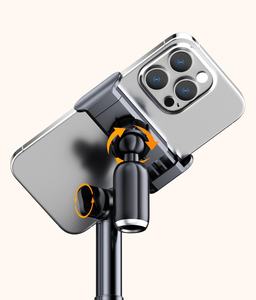 Support de téléphone pratique à fixer au-dessus de la tête, base ronde pour bureau, support réglable pour diffusion en direct, adapté aux téléphones portables et tablettes - Product Image 1