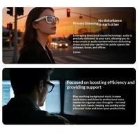 Lunettes intelligentes de pointe G09 avec caméra 8MP, reconnaissance d'image Wi-Fi, traduction simultanée, anti-tremblement, enregistrement HD, bouton tactile
