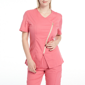 Moda Scrubs Uniformes Conjuntos Enfermera Ropa de trabajo médico Hospital Mujer Wear Fit Slim Spandex Jogger Sudadera Pantalones de chándal - Product Image 1