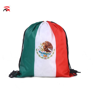 Sac à cordon à la mode avec drapeau national des Bahamas, idéal pour les supporters de football, sac à dos en polyester 34*42cm pour événements et Journée Nationale - Product Image 3