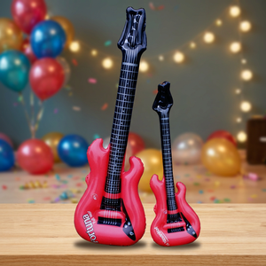 Guitare gonflable en PVC sur mesure, design nouveau, entièrement personnalisable, jouets gonflables certifiés CPSIA/CCPSA pour exposition commerciale ou événementiel. - Product Image 2