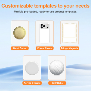 Cloud-Based UV Flatbed Printer | Scan-to-Print Custom Designs From Your Phone Onto Phone Cases, Golf Balls,Acrylic Charm & Coins - Product Image 6