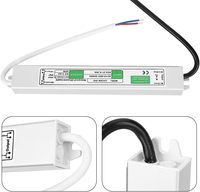 Conducteur LED 36 Watts 3A, Alimentation LED 12V, Transformateur 120V vers 12V Étanche IP67 pour l'éclairage LED intérieur et extérieur