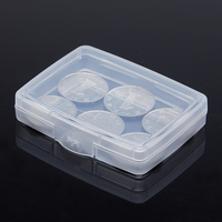 Kleine Plastikbox PP-Box Lieferant 78x58x16mm Rechteckiger Mini-Behälter für Karten SD-Karten oder Kleinteile Schlanke Aufbewahrungsbox