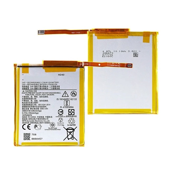 HD40 2730mAh Li-ion Polymer Replacement Battery for Moto Z2 Force CE RoHS in Stock 12-Month Warranty High Capacity 800+ Cycles