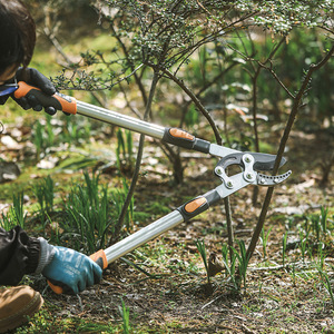 <span class=keywords><strong>Sécateur</strong></span> manuel télescopique à long manche en acier SK5 haute teneur en carbone, robuste, à 4 positions, <span class=keywords><strong>pour</strong></span> jardin, haie, arbres fruitiers et <span class=keywords><strong>branches</strong></span> - Product Image 3