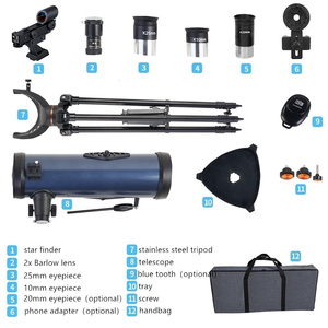 Grand objectif 114/1000 réflecteur télescope astronomique monoculaire professionnel <span class=keywords><strong>Sky</strong></span> <span class=keywords><strong>Watcher</strong></span> Star Finder pour étudiant enfants étude - Product Image 4