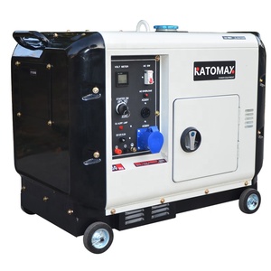 Katomax 6kw <span class=keywords><strong>6kva</strong></span> 7kva générateur magnétique silencieux diesel livraison rapide en usine monophasé double tension - Product Image 4